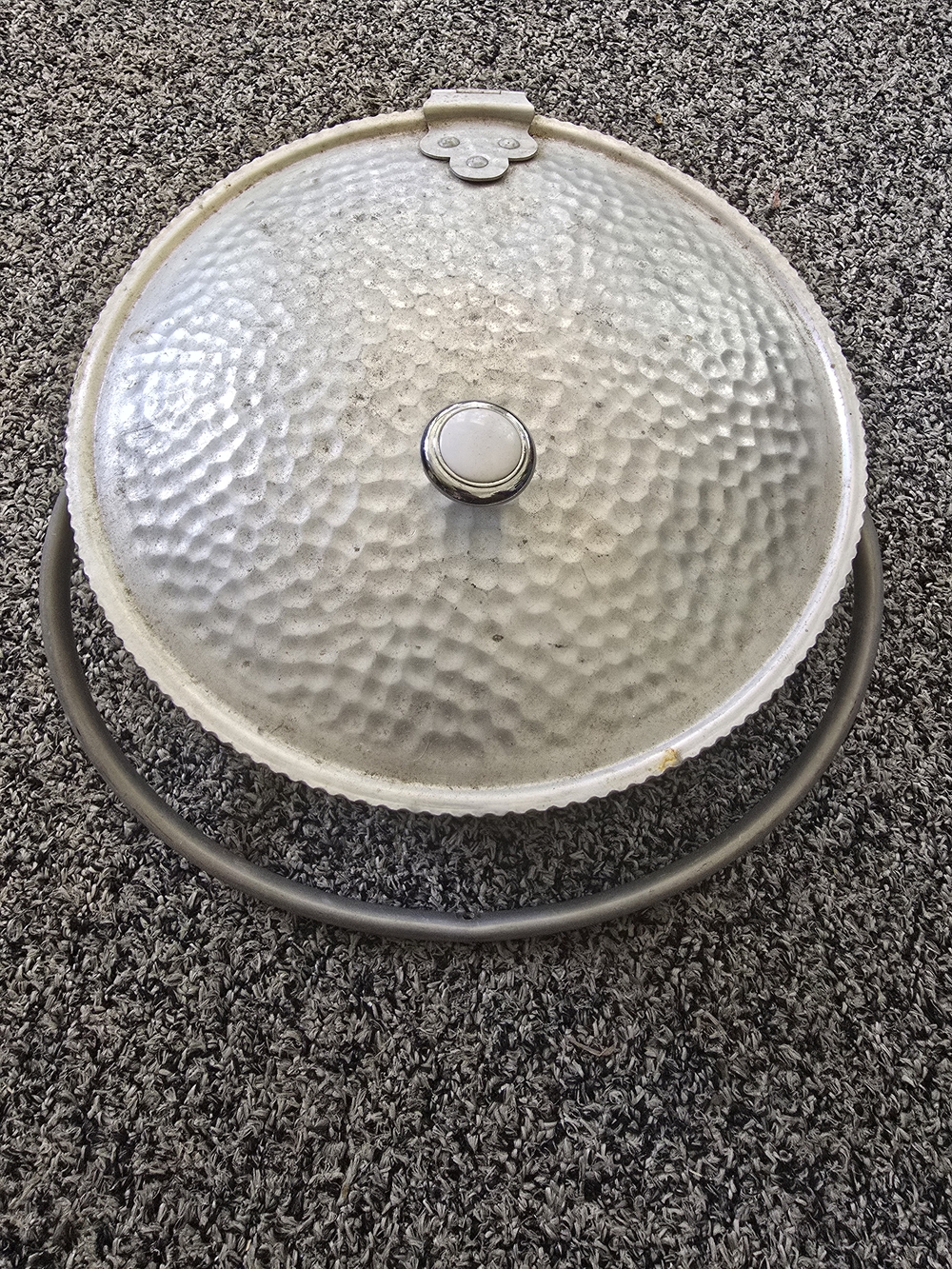 Vintage Nasco Italian Hammered Chafing Dish